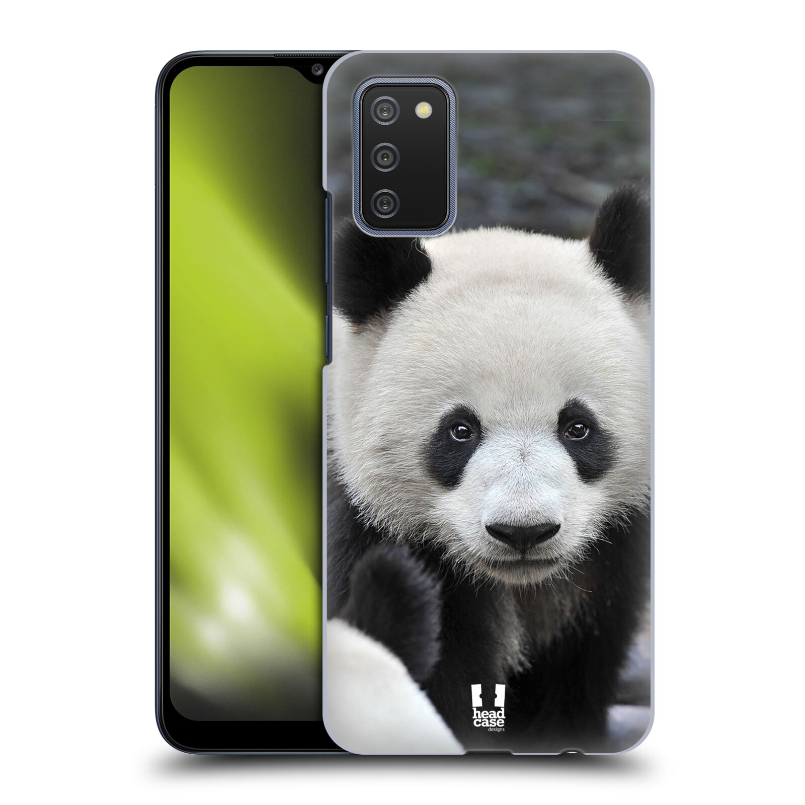 Plastové pouzdro na mobil Samsung Galaxy A02s - Head Case - DIVOČINA – PANDA