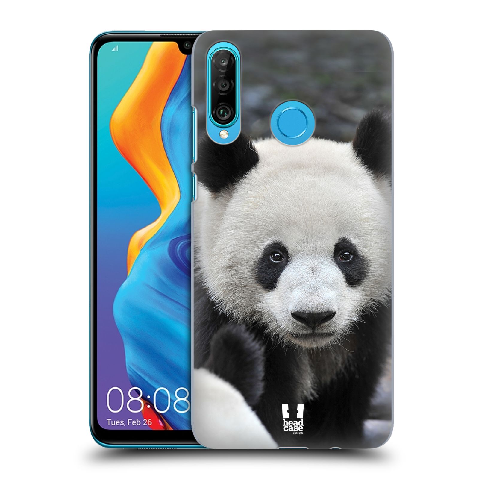 Plastové pouzdro na mobil Huawei P30 Lite - Head Case - DIVOČINA – PANDA (Plastový kryt, pouzdro, obal na mobilní telefon Huawei P30 Lite Dual Sim (MAR-L01A, MAR-L21A, MAR-LX1A) s motivem DIVOČINA – PANDA)