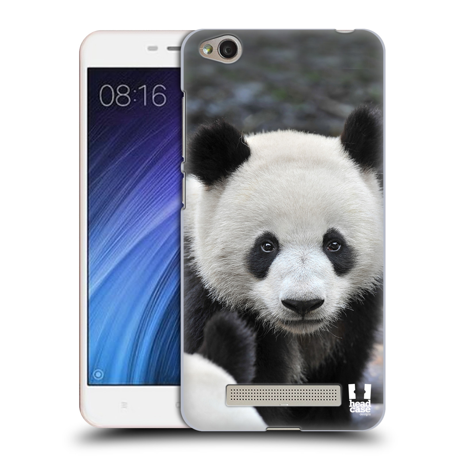 Plastové pouzdro na mobil Xiaomi Redmi 4A HEAD CASE DIVOČINA – PANDA (Plastový kryt či obal na mobilní telefon Xiaomi Redmi 4A)