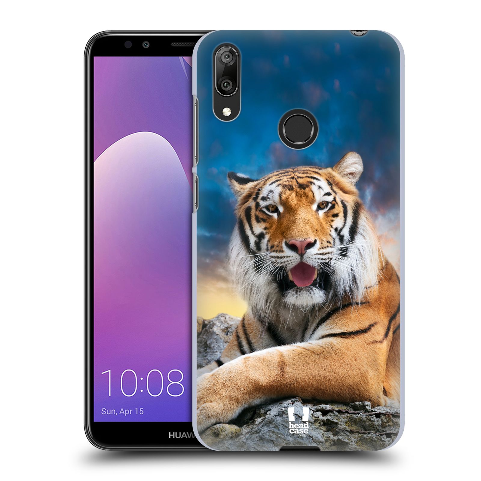 Plastové pouzdro na mobil Huawei Y7 (2019) - Head Case - DIVOČINA – TYGR (Plastový kryt, pouzdro, obal na mobilní telefon Huawei Y7 2019 s motivem DIVOČINA – TYGR)