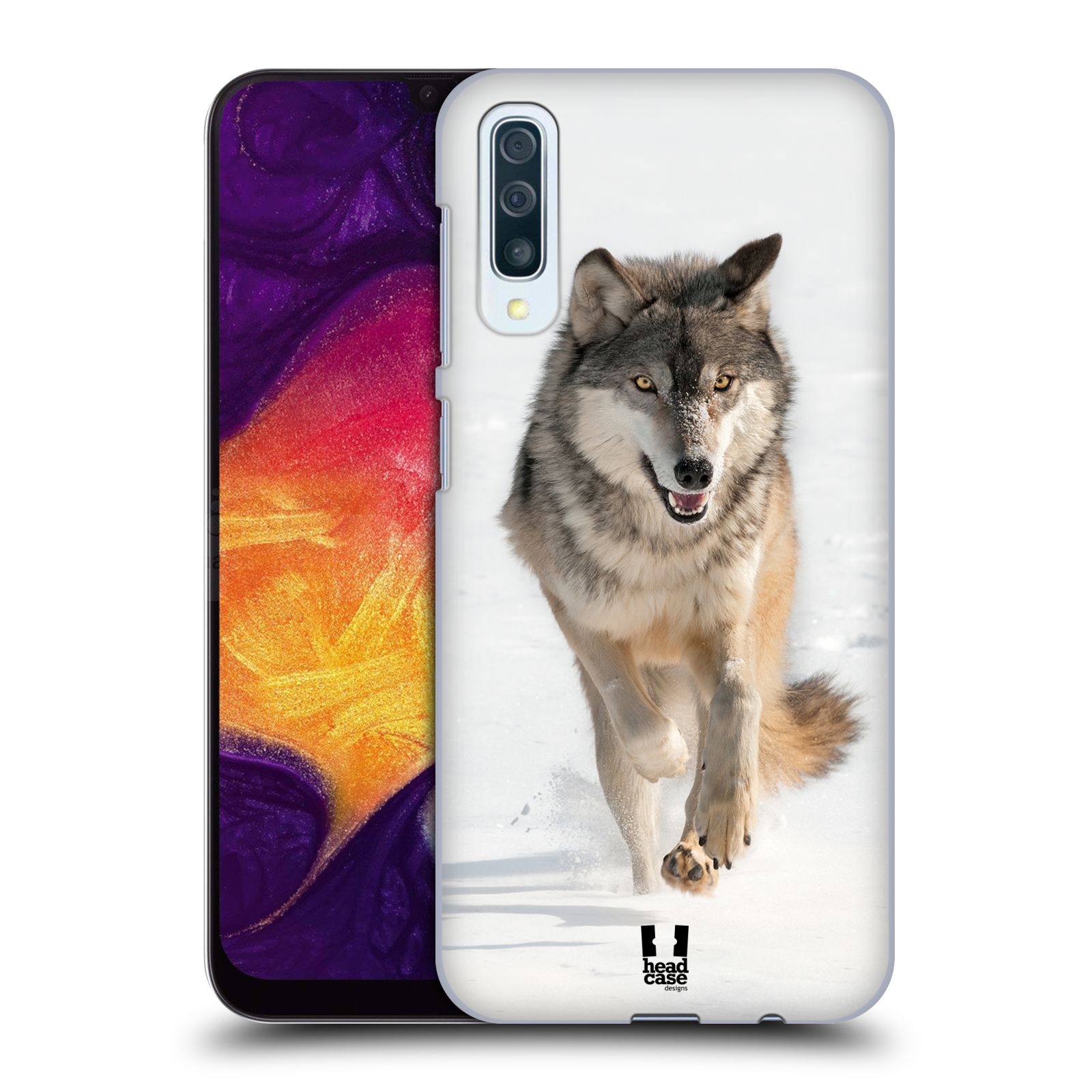 Plastové pouzdro na mobil Samsung Galaxy A50 / A30s - Head Case - DIVOČINA – VLK