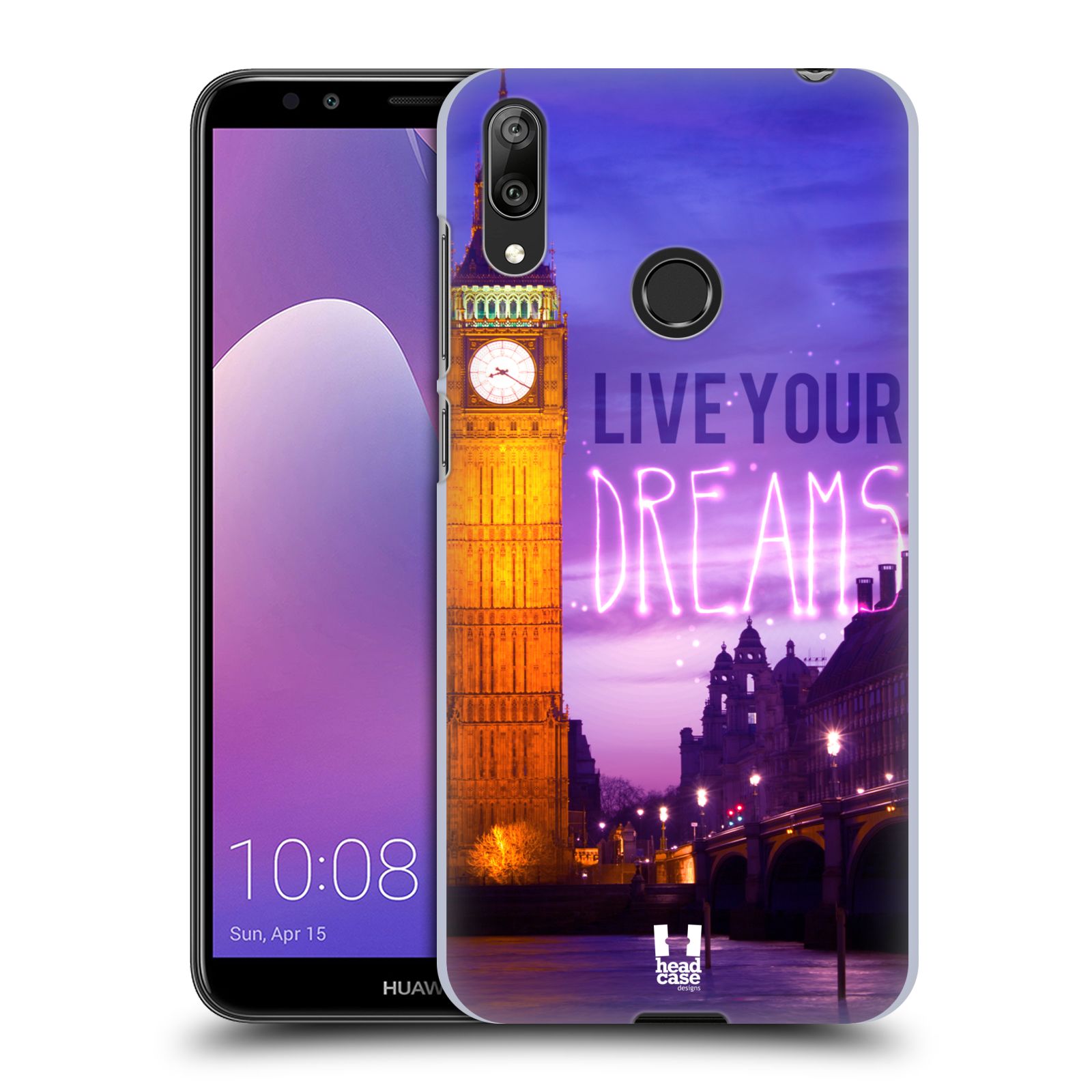 Plastové pouzdro na mobil Huawei Y7 (2019) - Head Case - DREAMS (Plastový kryt, pouzdro, obal na mobilní telefon Huawei Y7 2019 s motivem DREAMS)