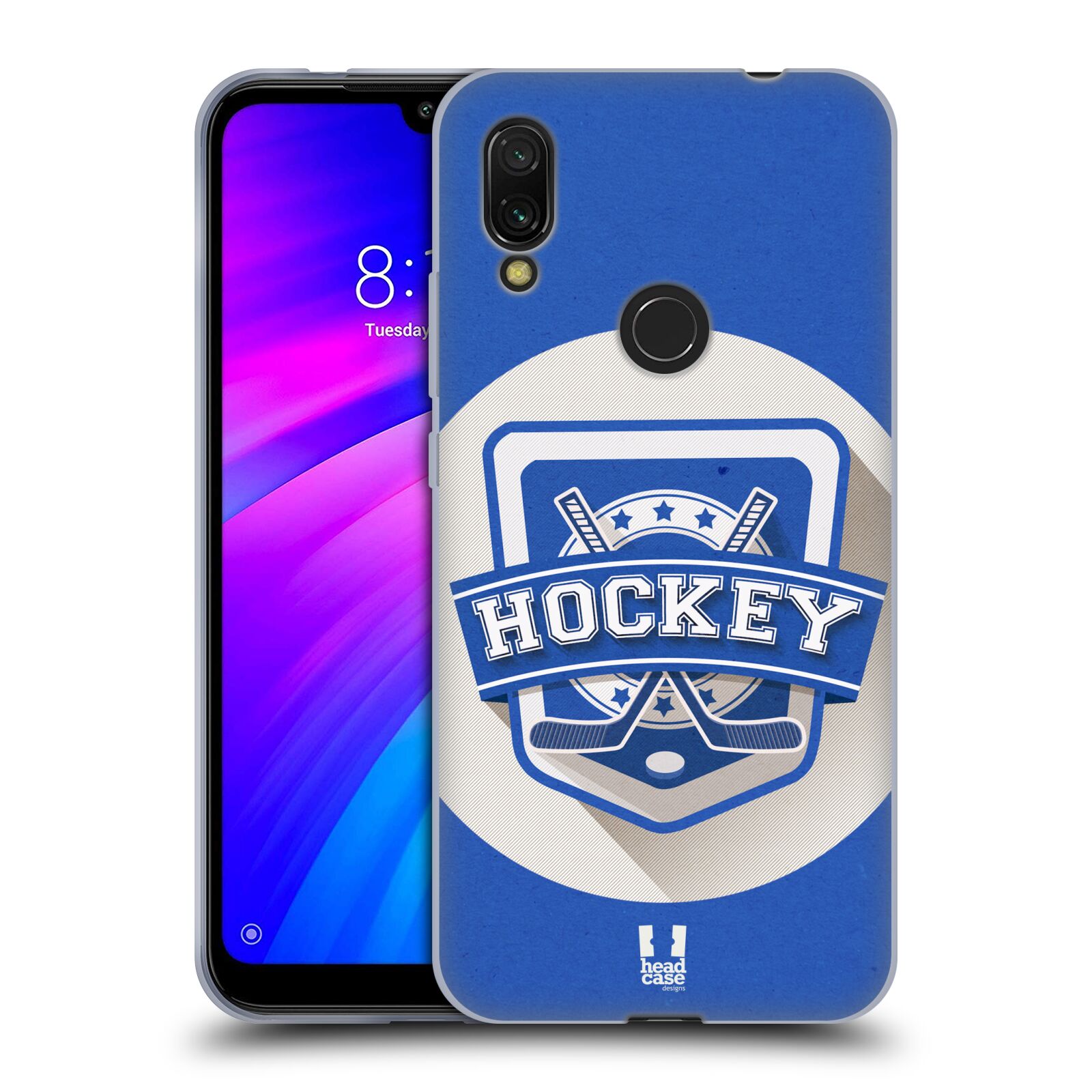 Silikonové pouzdro na mobil Xiaomi Redmi 7 - Head Case - HOKEJ - výprodej