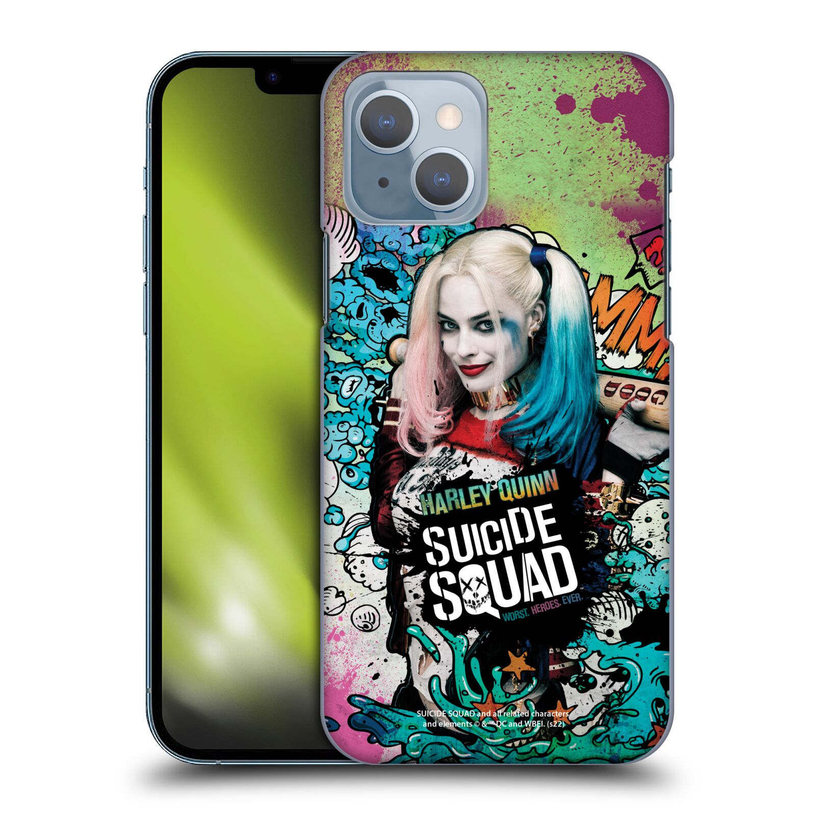 Plastové pouzdro na mobil Apple iPhone 14 - Suicide Squad - Harley Quinn (Plastový kryt, pouzdro, obal na mobilní telefon Apple iPhone 14 s licencovaným motivem Suicide Squad - Harley Quinn)