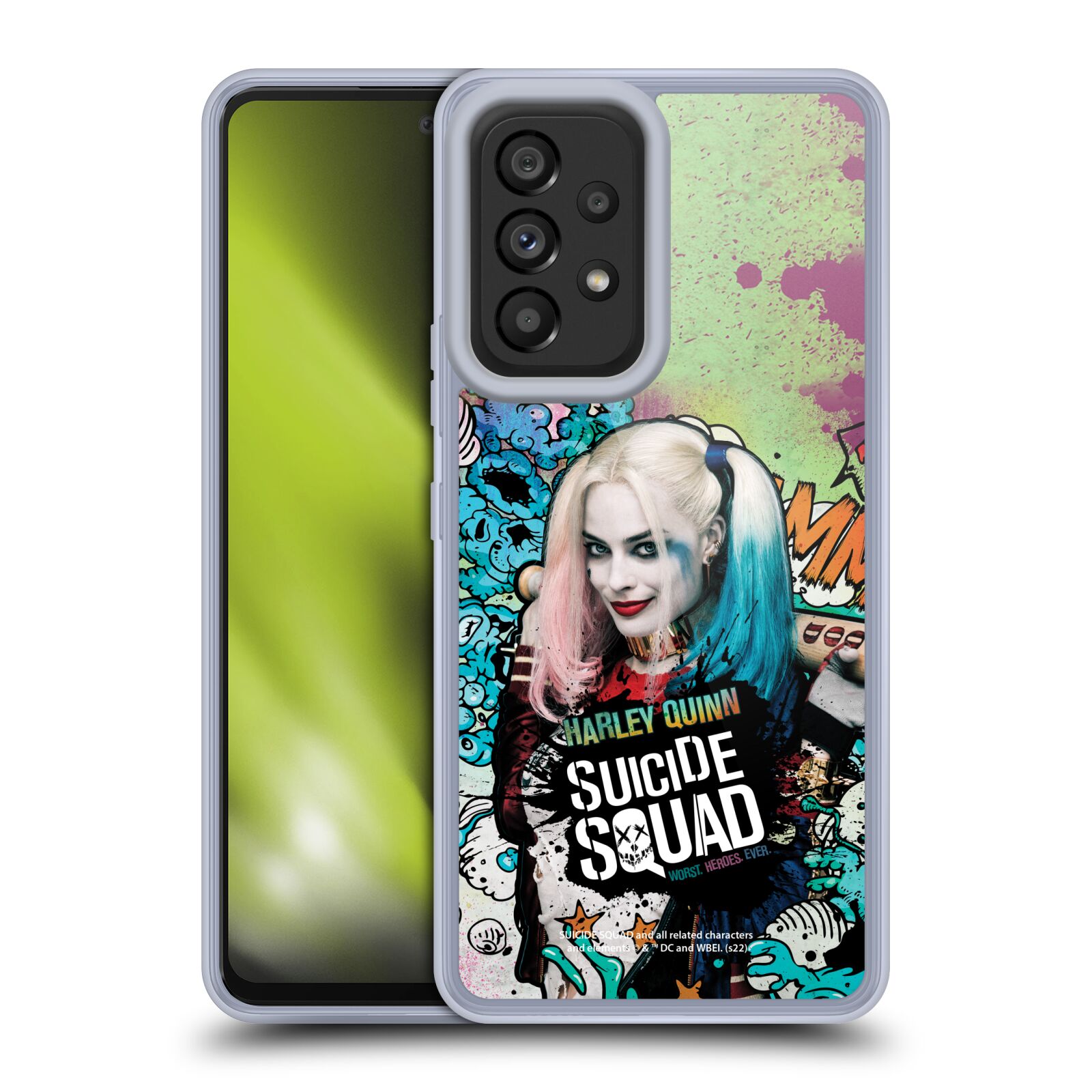 Silikonové pouzdro na mobil Samsung Galaxy A53 5G - Suicide Squad - Harley Quinn (Silikonový kryt, obal, pouzdro na mobilní telefon Samsung Galaxy A53 5G s licencovaným motivem Suicide Squad - Harley Quinn)