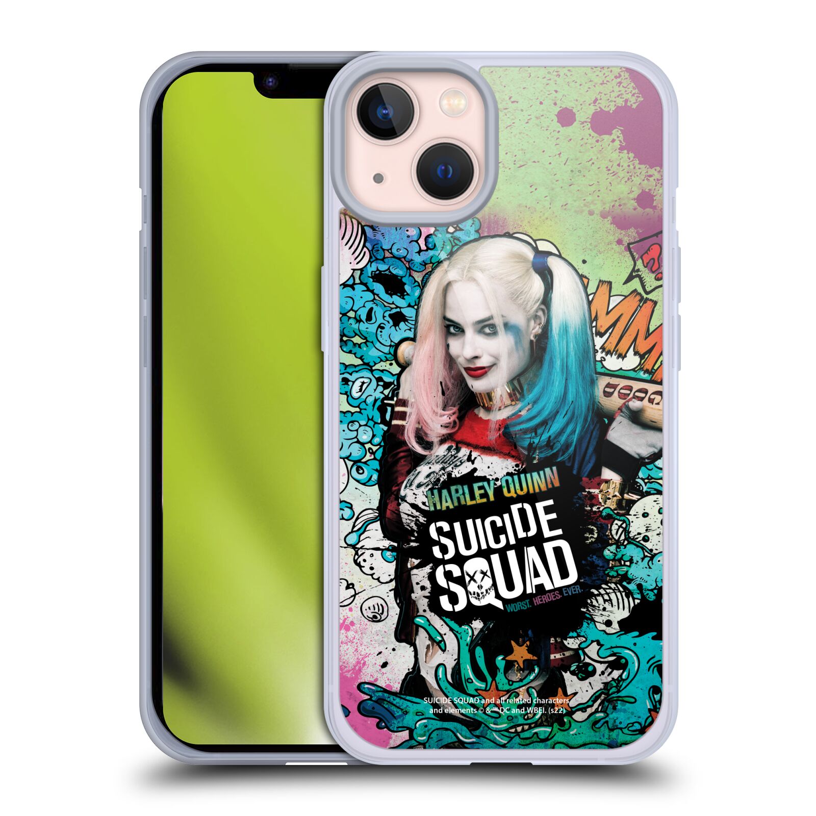 Silikonové pouzdro na mobil Apple iPhone 13 - Suicide Squad - Harley Quinn (Silikonový kryt, obal, pouzdro na mobilní telefon Apple iPhone 13 s licencovaným motivem Suicide Squad - Harley Quinn)