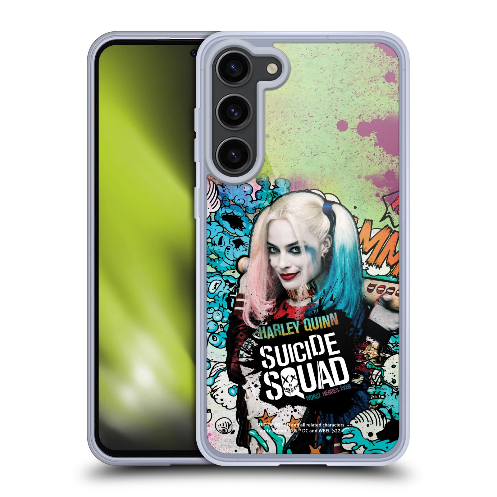Silikonové pouzdro na mobil Samsung Galaxy S23 Plus - Suicide Squad - Harley Quinn (Silikonový kryt, obal, pouzdro na mobilní telefon Samsung Galaxy S23 Plus s licencovaným motivem Suicide Squad - Harley Quinn)