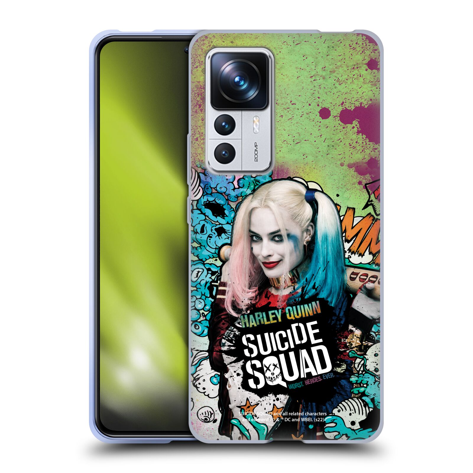 Silikonové pouzdro na mobil Xiaomi 12T / 12T Pro - Suicide Squad - Harley Quinn (Silikonový kryt, obal, pouzdro na mobilní telefon Xiaomi 12T / 12T Pro s licencovaným motivem Suicide Squad - Harley Quinn)