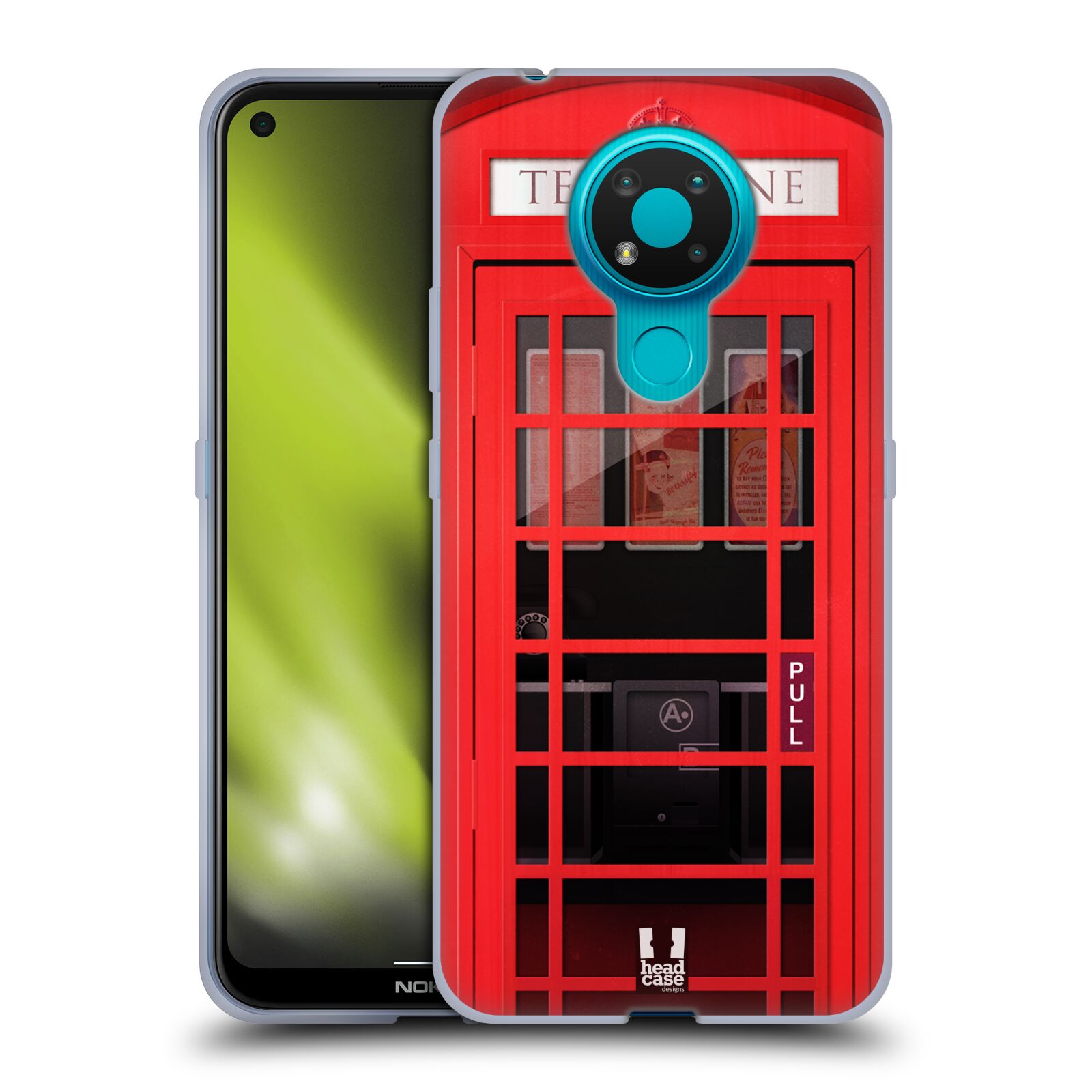 Silikonové pouzdro na mobil Nokia 3.4 - Head Case - TELEFONNÍ BUDKA