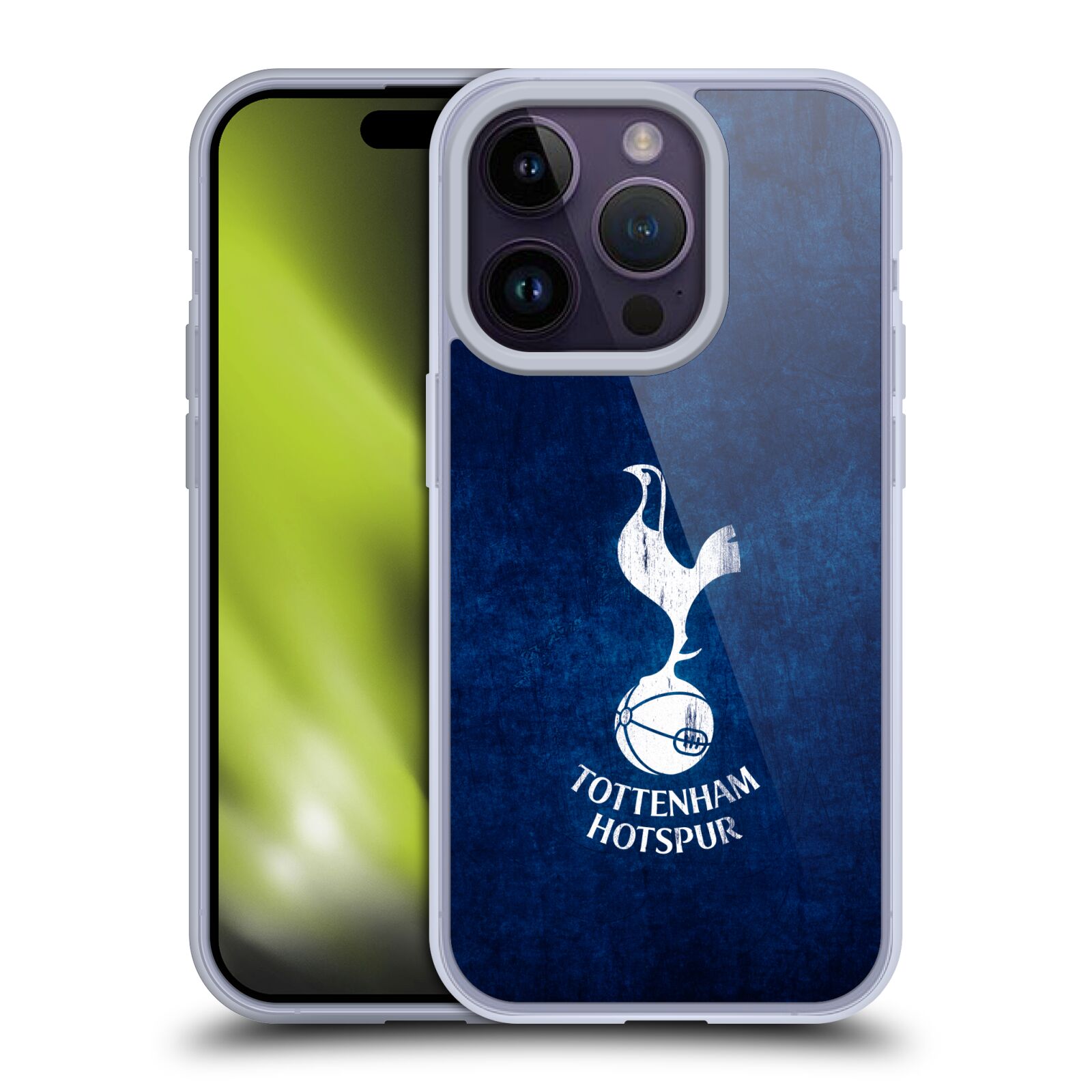 Silikonové pouzdro na mobil Apple iPhone 14 Pro - Tottenham Hotspur F.C. (Silikonový kryt, obal, pouzdro na mobilní telefon Apple iPhone 14 Pro s licencovaným motivem Tottenham Hotspur F.C.)