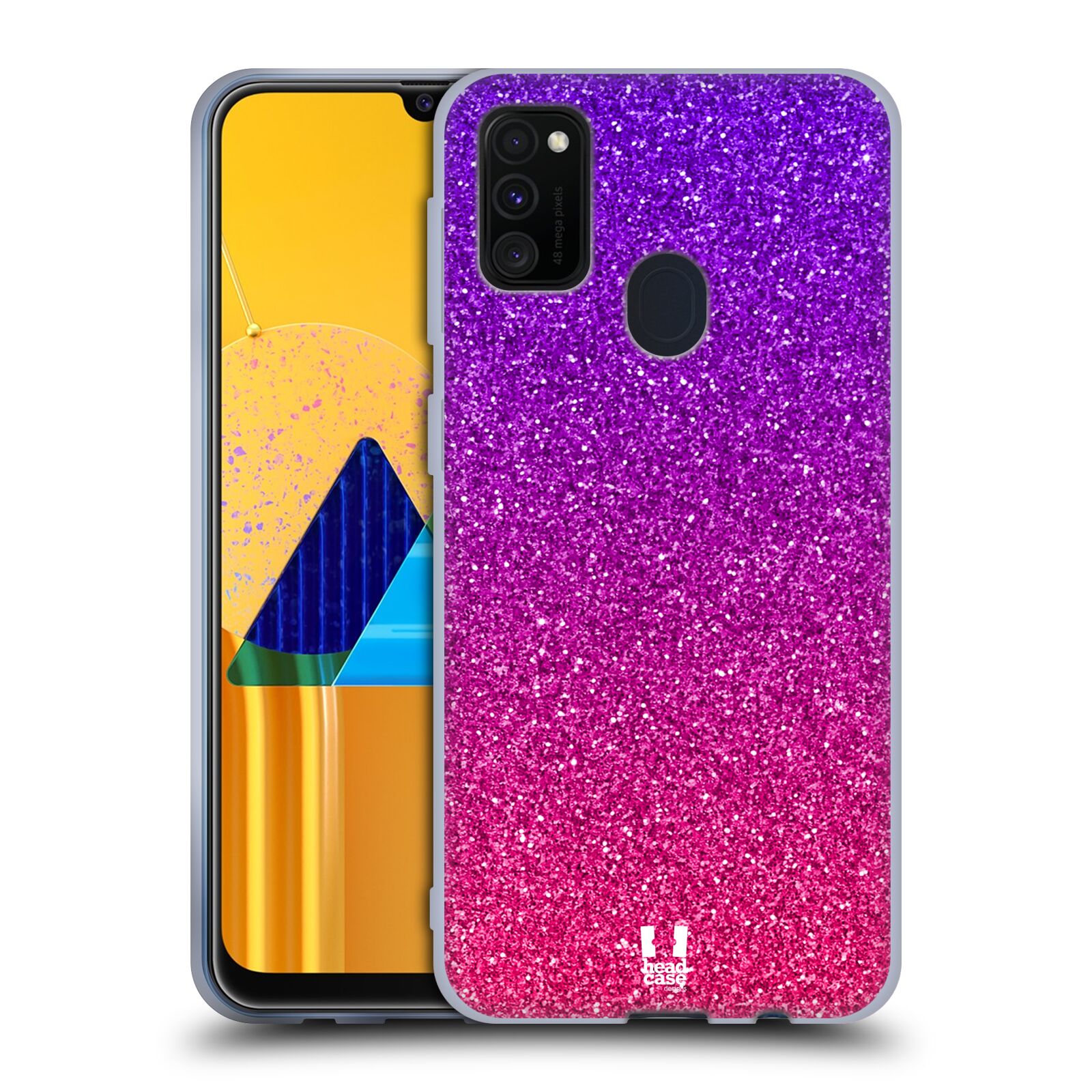 Silikonové pouzdro na mobil Samsung Galaxy M21 - Head Case - Mix Pink (Silikonový kryt, obal, pouzdro na mobilní telefon Samsung Galaxy M21 M215F Dual Sim s motivem Mix Pink)