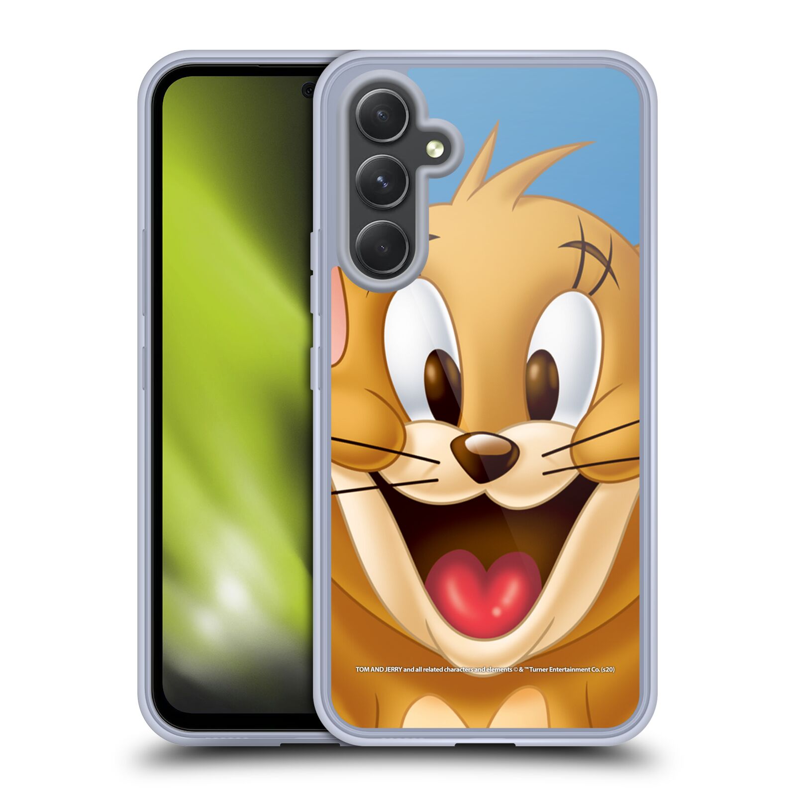Silikonové pouzdro na mobil Samsung Galaxy A54 5G - Tom and Jerry - Jerry (Silikonový kryt, obal, pouzdro na mobilní telefon Samsung Galaxy A54 5G s licencovaným motivem Tom and Jerry - Jerry)