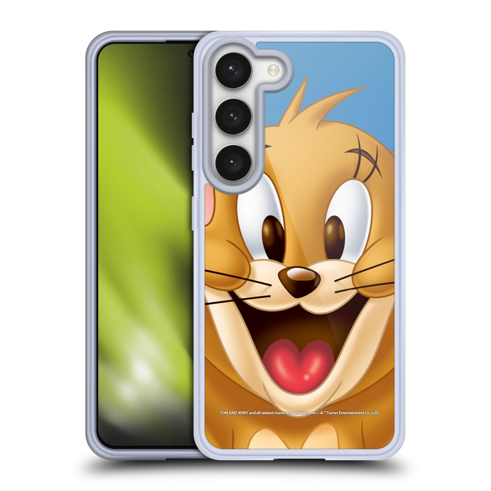 Silikonové pouzdro na mobil Samsung Galaxy S23 - Tom and Jerry - Jerry (Silikonový kryt, obal, pouzdro na mobilní telefon Samsung Galaxy S23 s licencovaným motivem Tom and Jerry - Jerry)