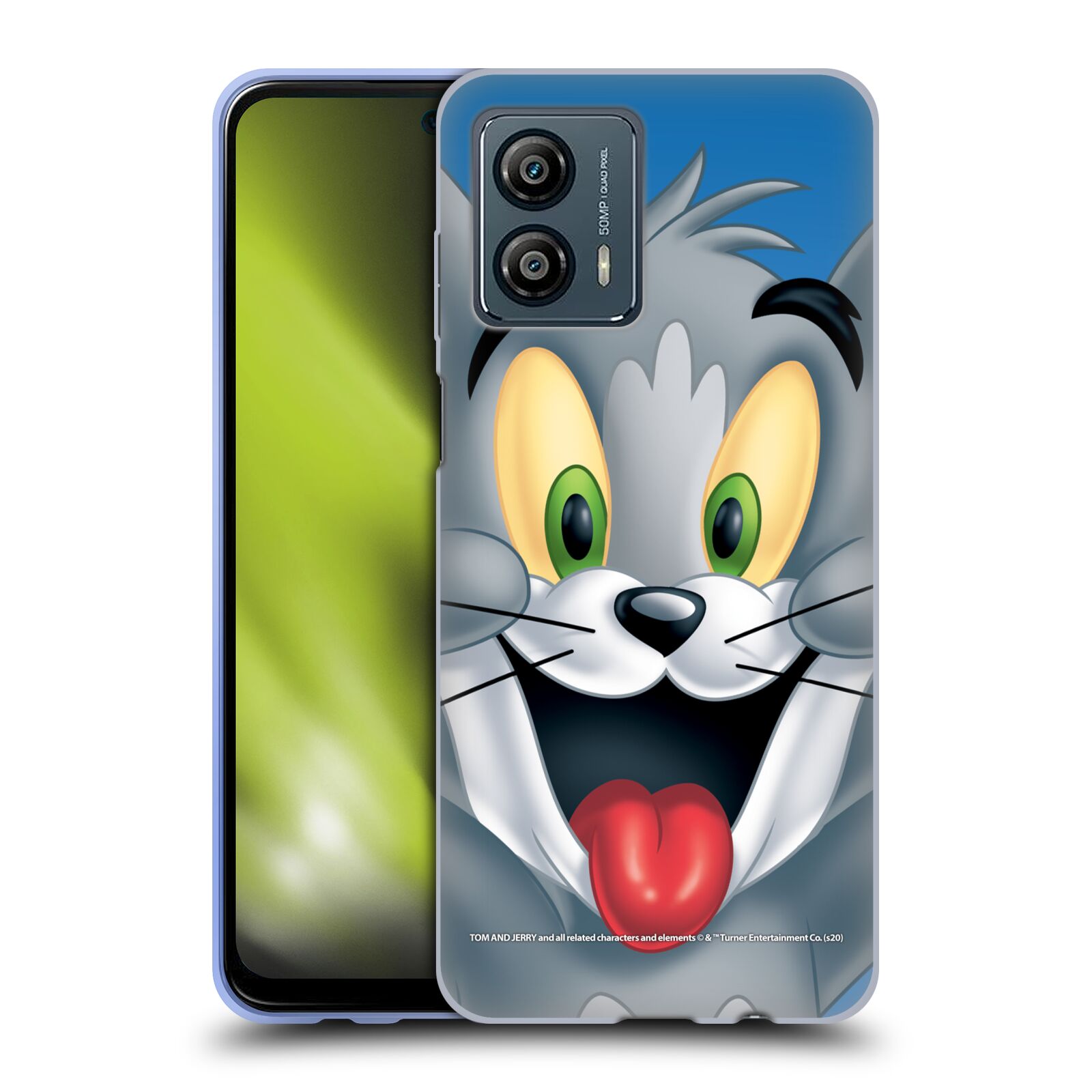 Silikonové pouzdro na mobil Motorola Moto G53 5G - Tom and Jerry - Tom (Silikonový kryt, obal, pouzdro na mobilní telefon Motorola Moto G53 5G s licencovaným motivem Tom and Jerry - Tom)