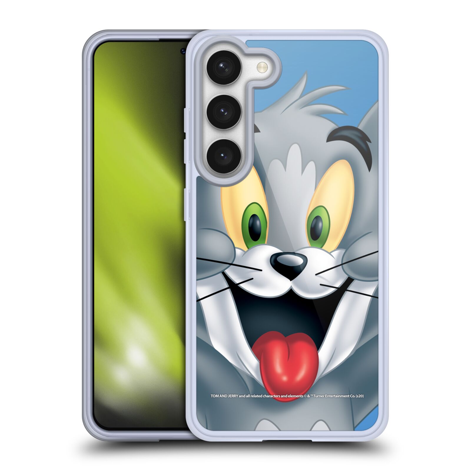 Silikonové pouzdro na mobil Samsung Galaxy S23 - Tom and Jerry - Tom (Silikonový kryt, obal, pouzdro na mobilní telefon Samsung Galaxy S23 s licencovaným motivem Tom and Jerry - Tom)