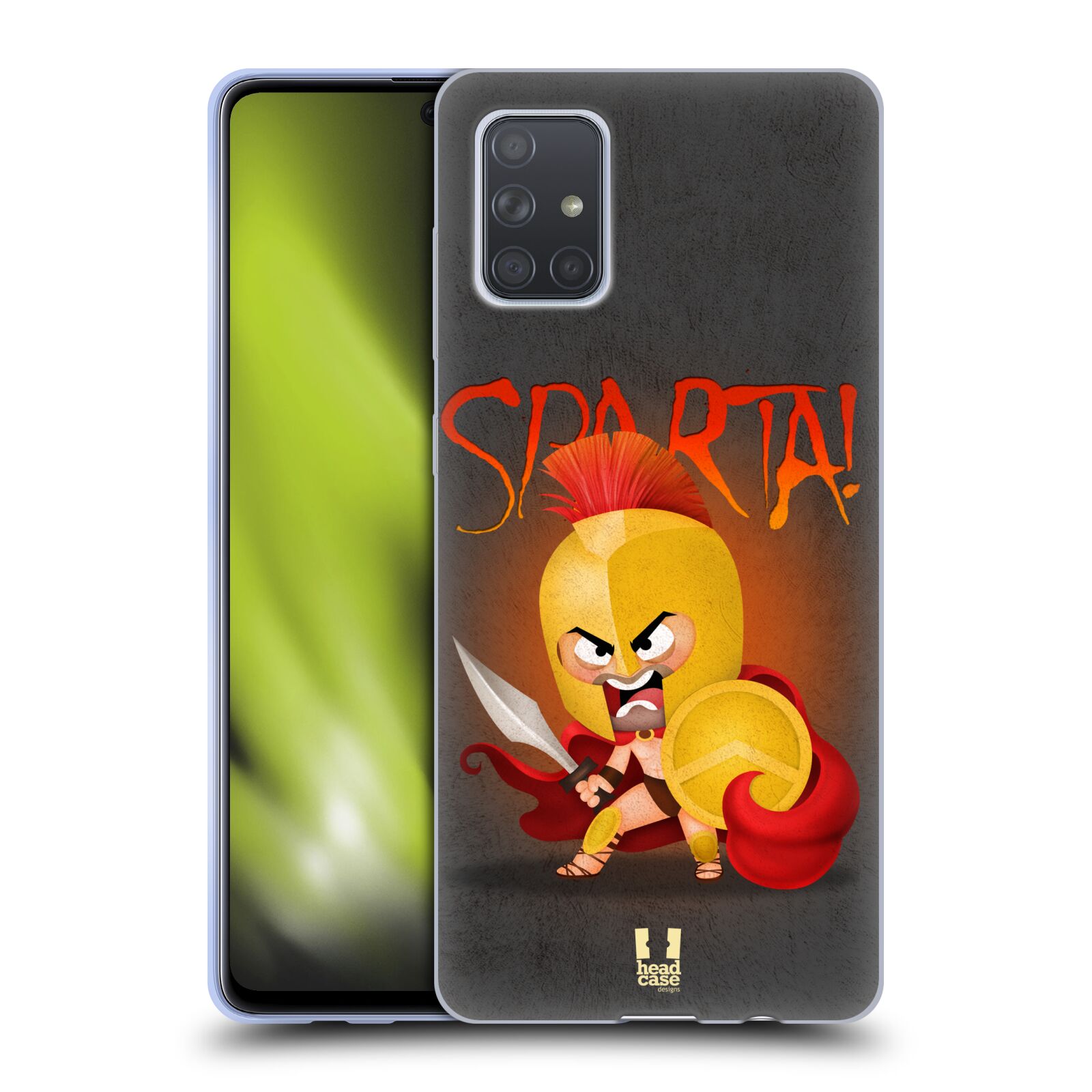 Silikonové pouzdro na mobil Samsung Galaxy A71 - Head Case - Sparta