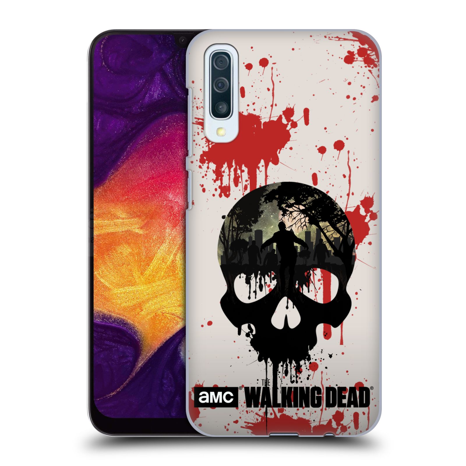Plastové pouzdro na mobil Samsung Galaxy A50 / A30s - Head Case - Živí mrtví - Lebka