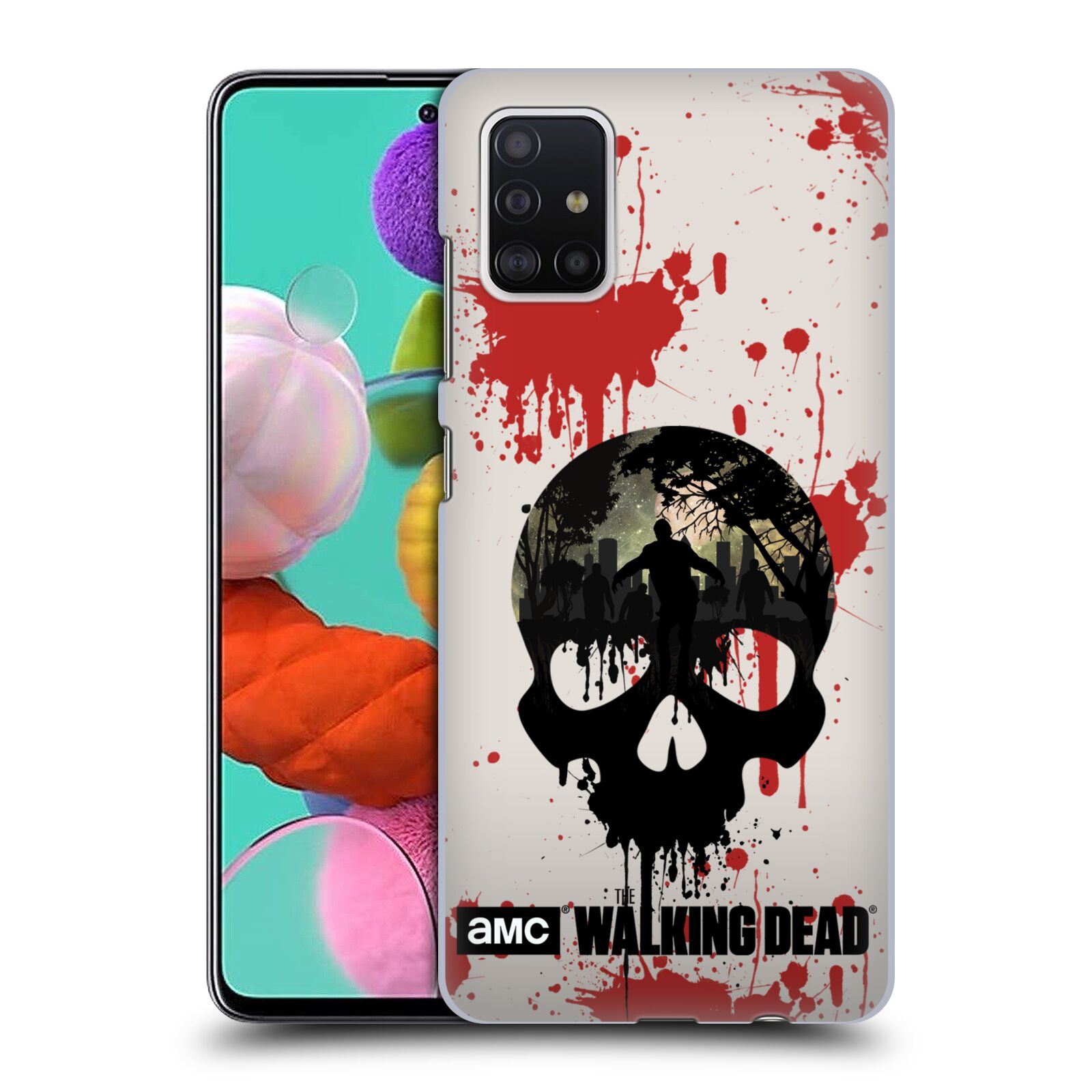 Plastové pouzdro na mobil Samsung Galaxy A51 - Head Case - Živí mrtví - Lebka