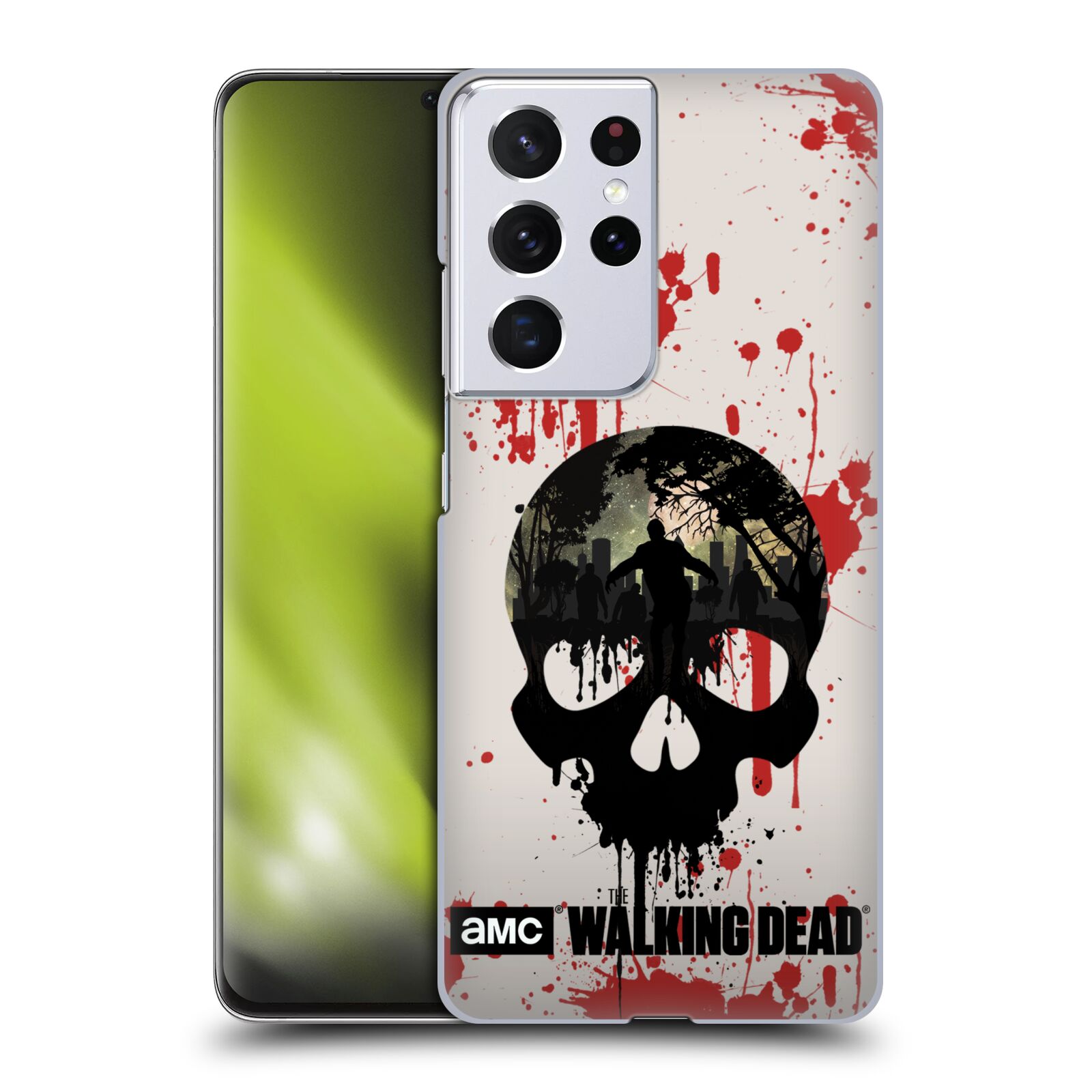 Plastové pouzdro na mobil Samsung Galaxy S21 Ultra 5G - Head Case - Živí mrtví - Lebka