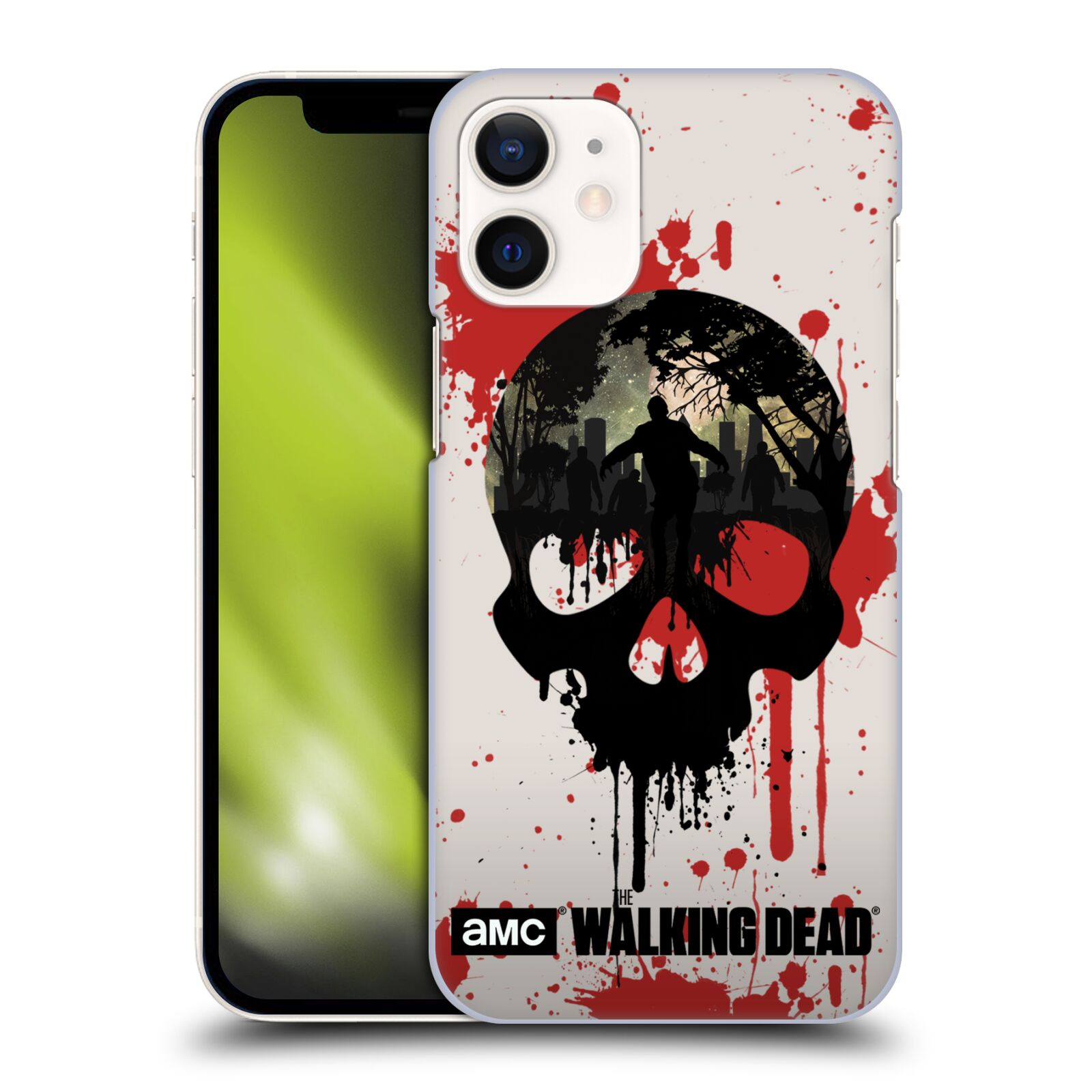 Plastové pouzdro na mobil Apple iPhone 12 Mini - Head Case - Živí mrtví - Lebka