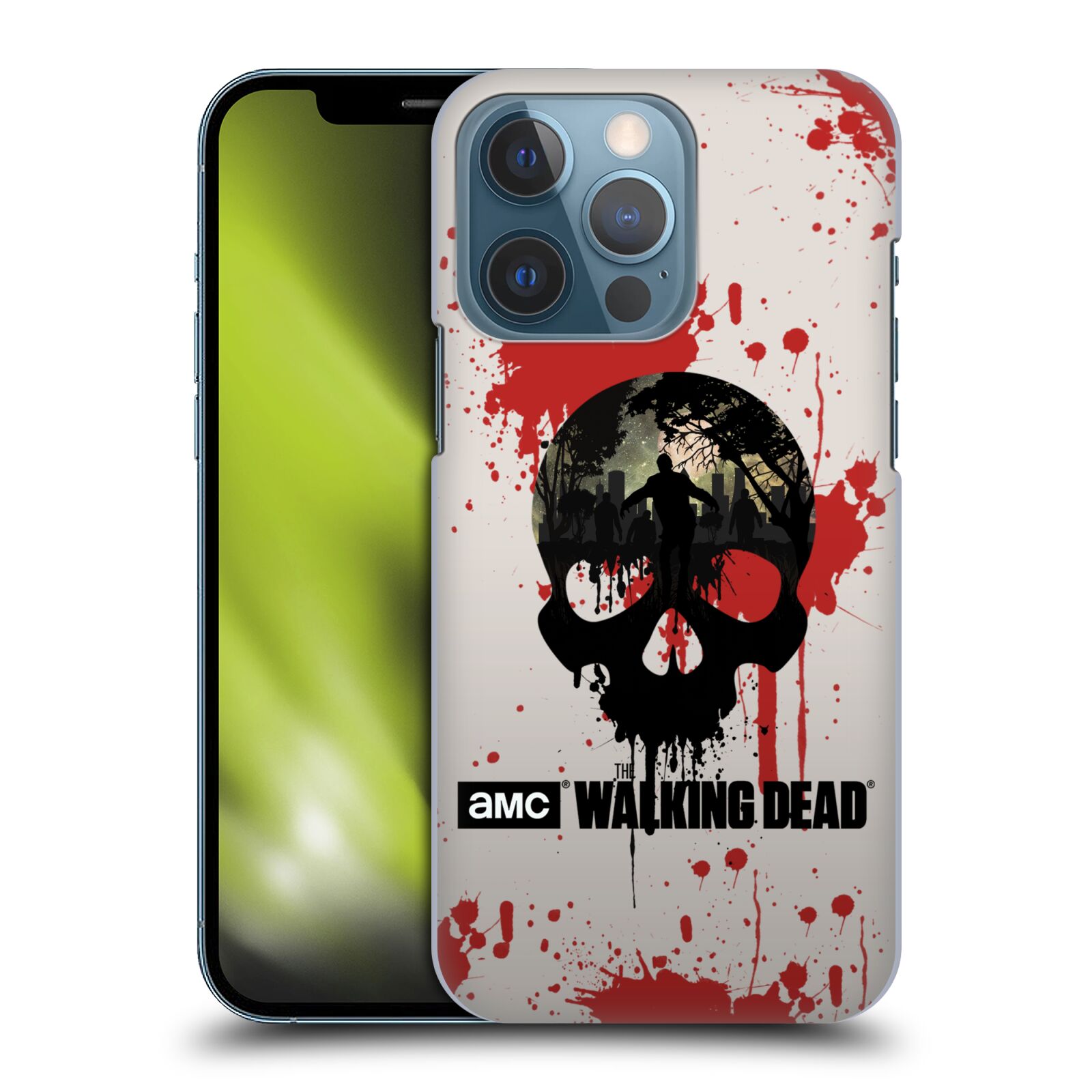 Plastové pouzdro na mobil Apple iPhone 13 Pro - Head Case - Živí mrtví - Lebka