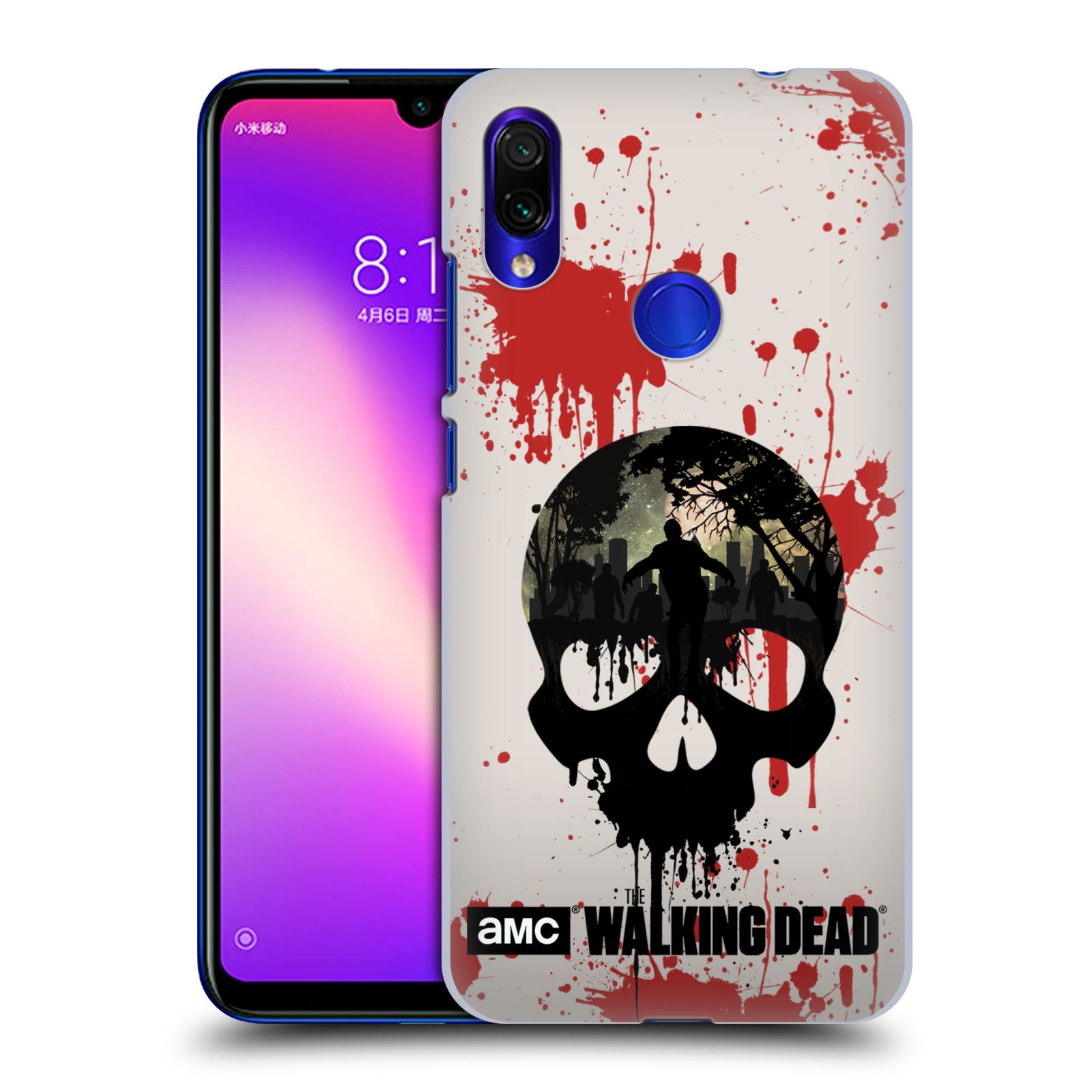 Plastové pouzdro na mobil Xiaomi Redmi Note 7 - Head Case - Živí mrtví - Lebka