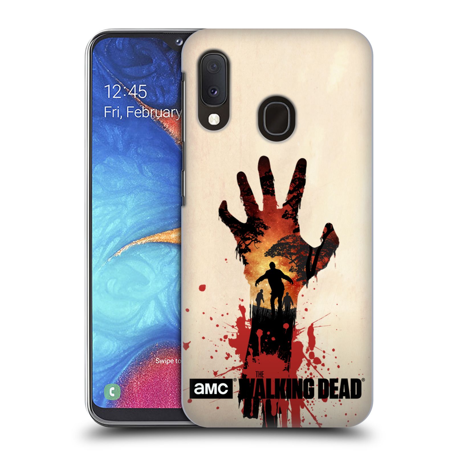 Plastové pouzdro na mobil Samsung Galaxy A20e - Head Case - Živí mrtví - Ruka