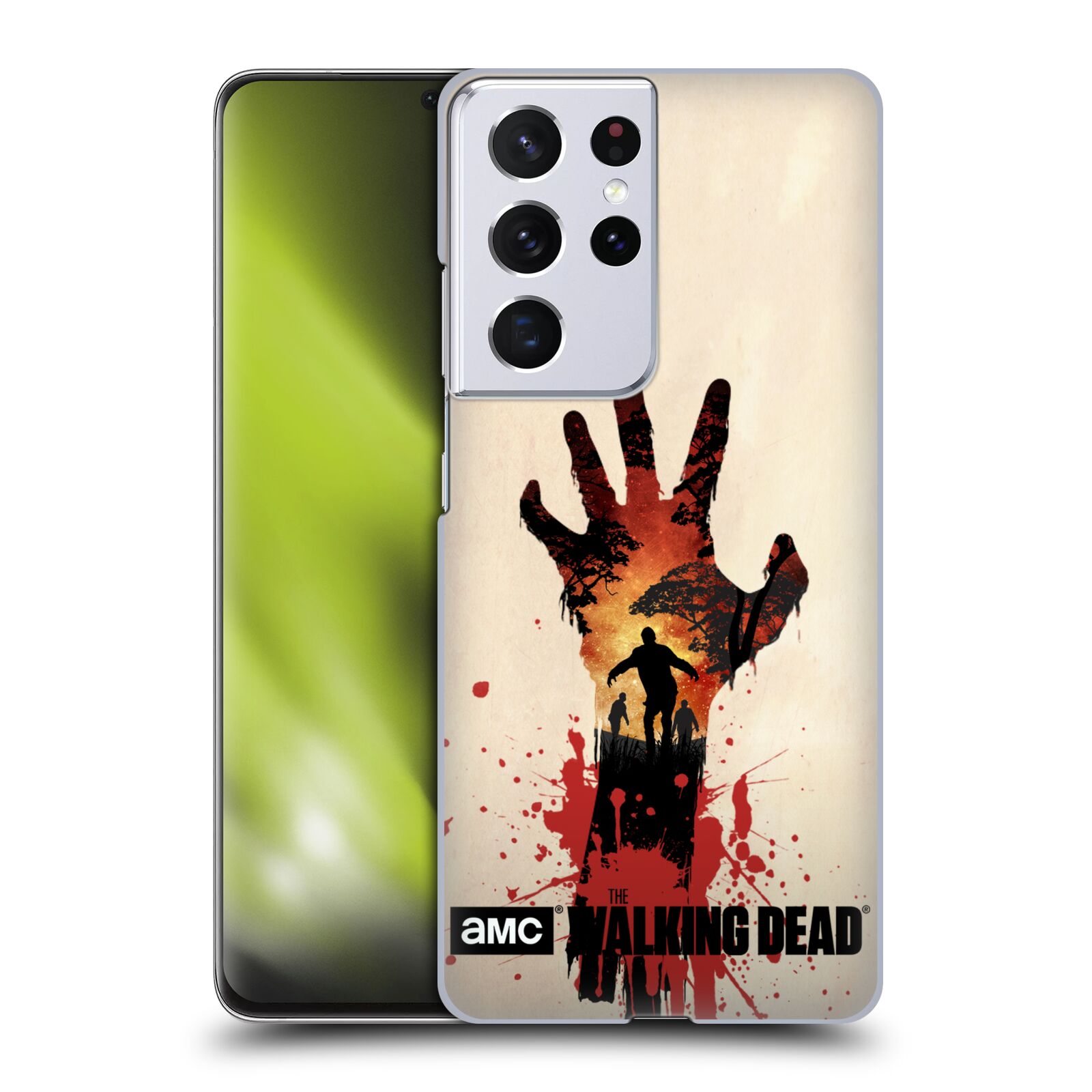 Plastové pouzdro na mobil Samsung Galaxy S21 Ultra 5G - Head Case - Živí mrtví - Ruka