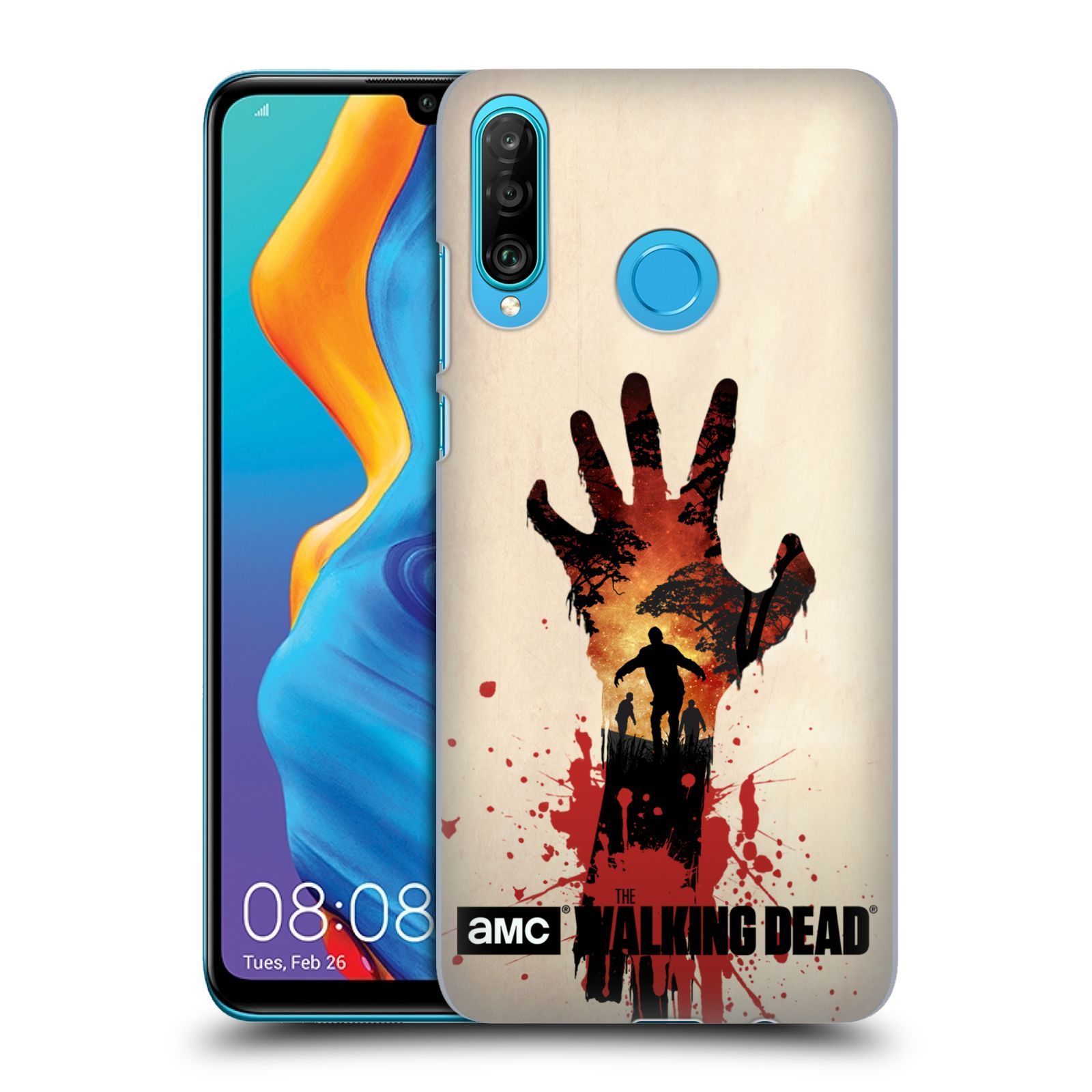 Plastové pouzdro na mobil Huawei P30 Lite - Head Case - Živí mrtví - Ruka (Plastový kryt, pouzdro, obal na mobilní telefon Huawei P30 Lite Dual Sim (MAR-L01A, MAR-L21A, MAR-LX1A) s motivem Živí mrtví - Ruka)