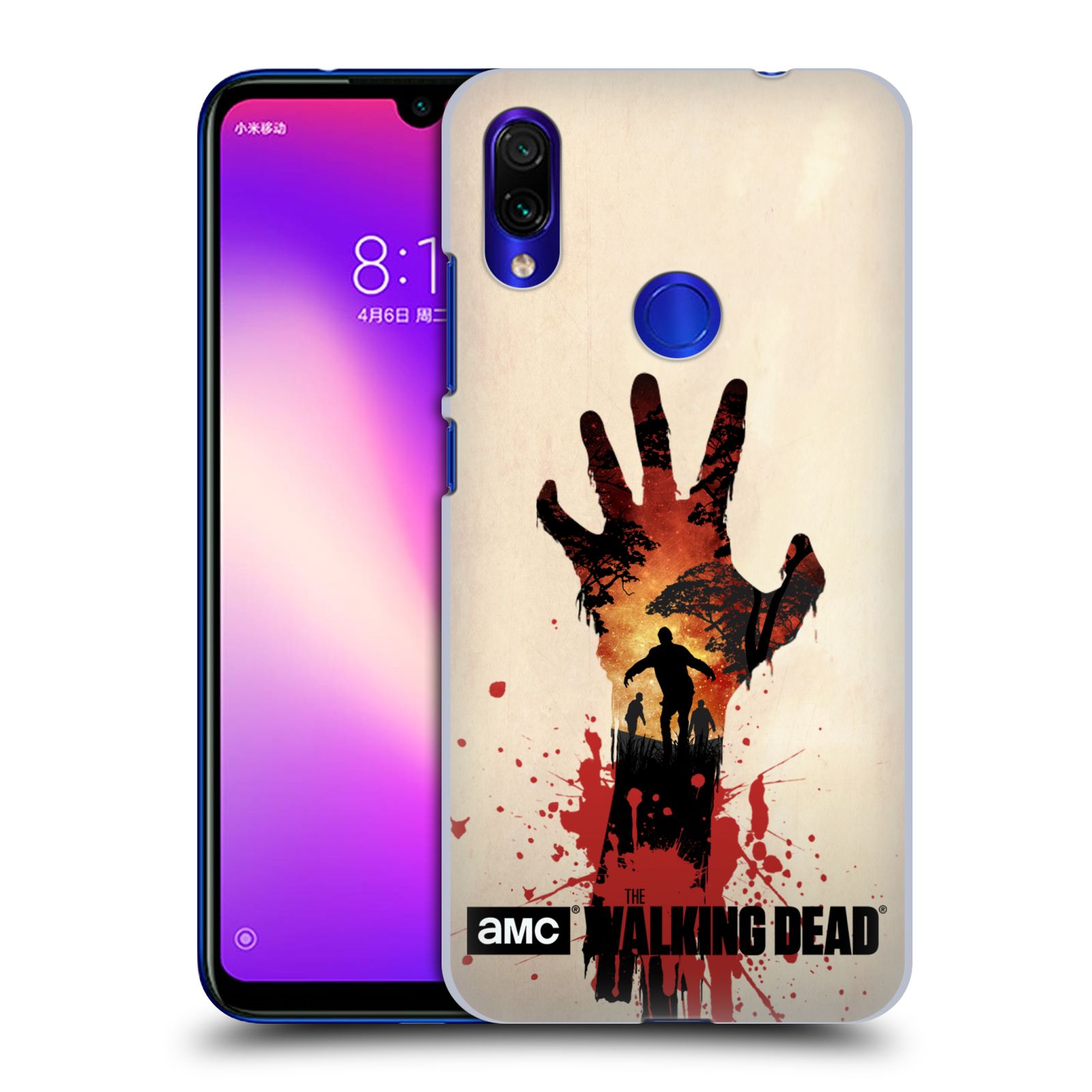 Plastové pouzdro na mobil Xiaomi Redmi Note 7 - Head Case - Živí mrtví - Ruka (Plastový kryt, pouzdro, obal na mobilní telefon Xiaomi Redmi Note 7 / Xiaomi Redmi Note 7 Pro s motivem Živí mrtví - Ruka)