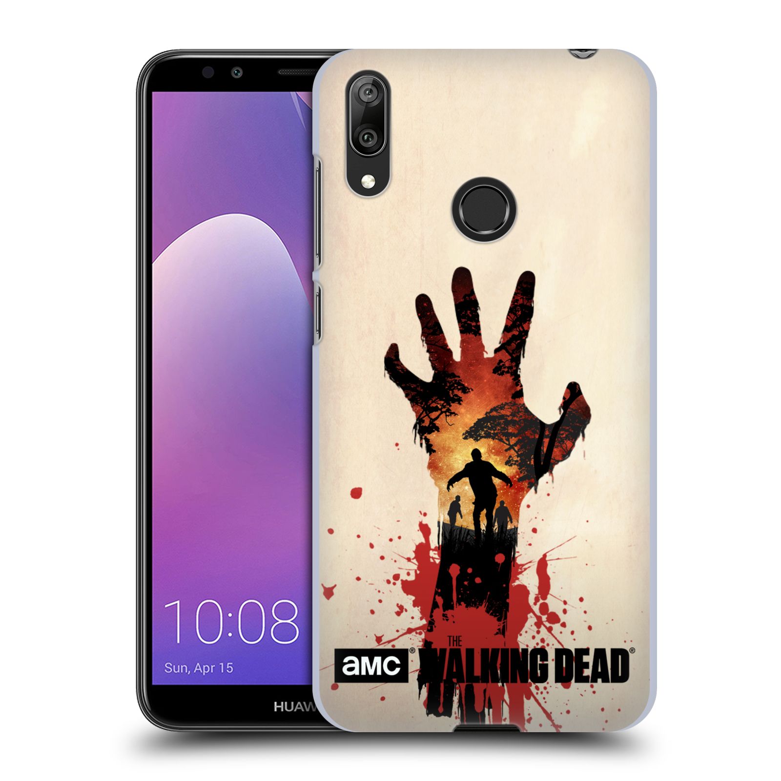 Plastové pouzdro na mobil Huawei Y7 (2019) - Head Case - Živí mrtví - Ruka