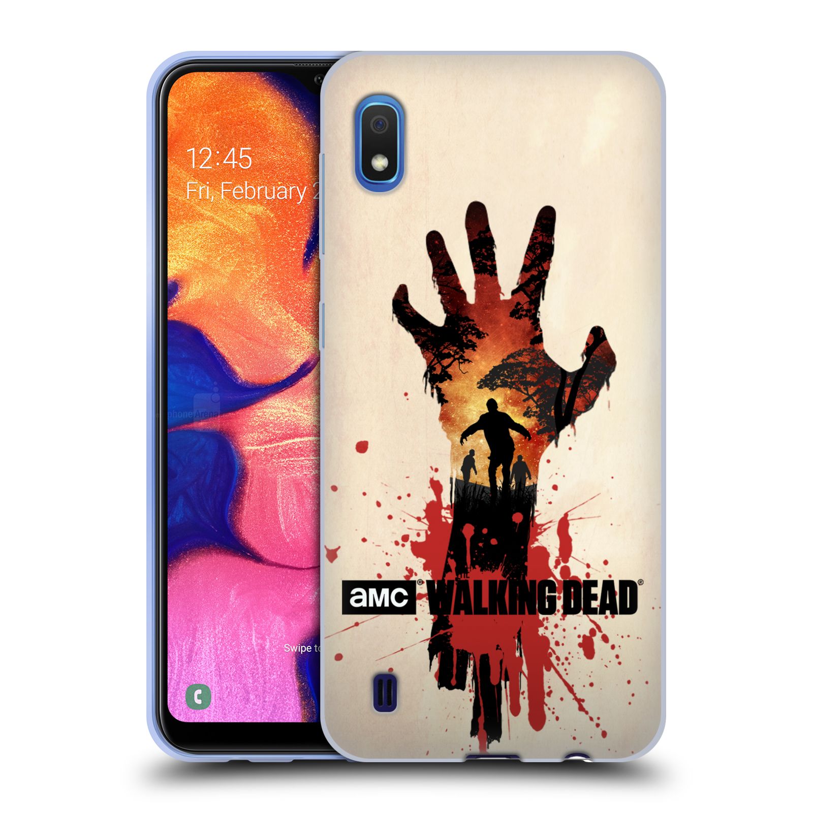 Silikonové pouzdro na mobil Samsung Galaxy A10 - Head Case - Živí mrtví - Ruka