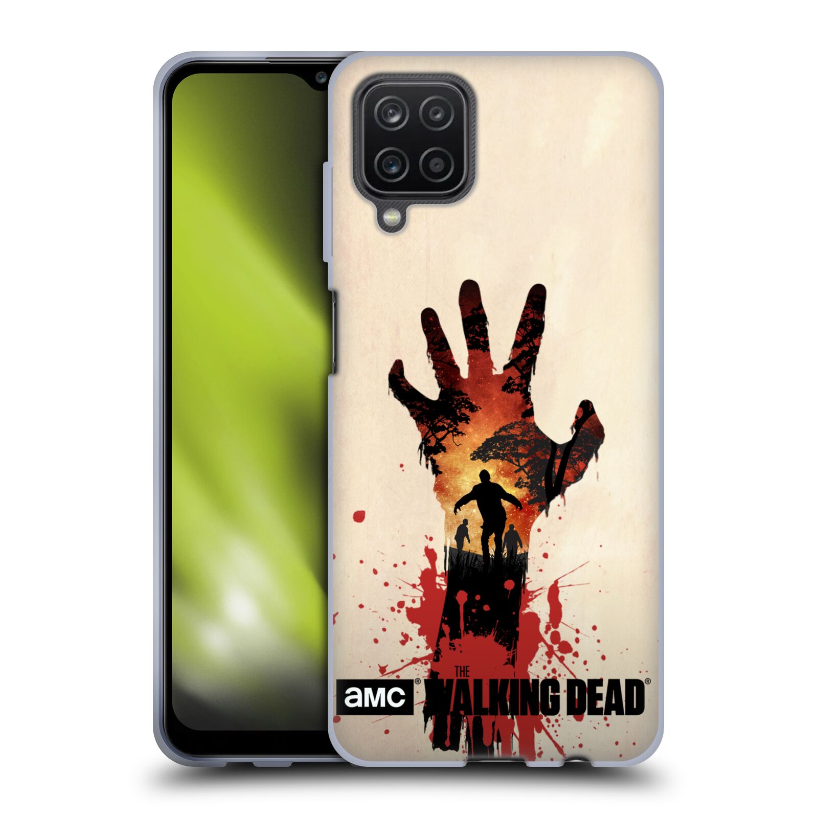 Silikonové pouzdro na mobil Samsung Galaxy A12 - Head Case - Živí mrtví - Ruka