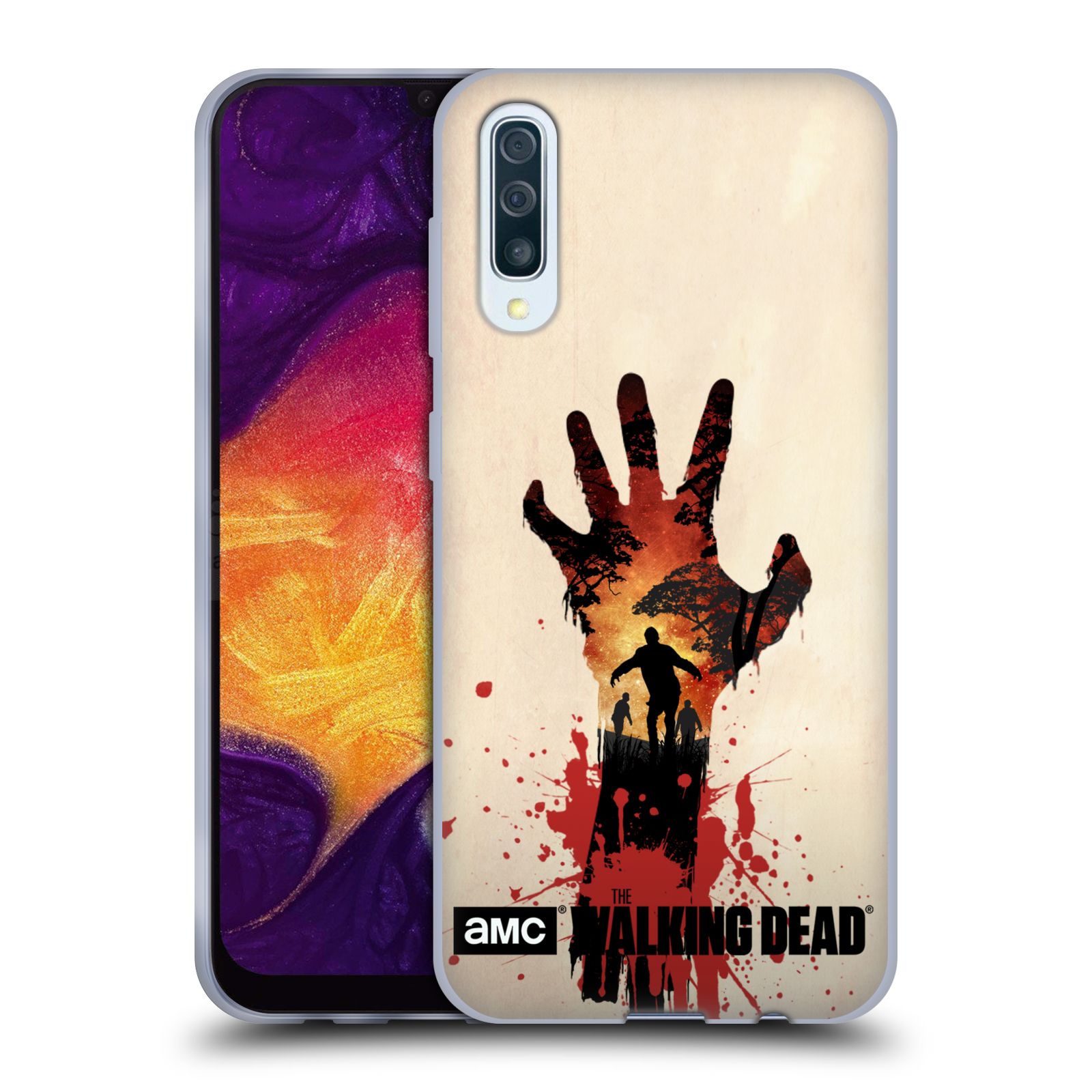 Silikonové pouzdro na mobil Samsung Galaxy A50 / A30s - Head Case - Živí mrtví - Ruka (Silikonový kryt, obal, pouzdro na mobilní telefon Samsung Galaxy A50 / A30s z roku 2019 s motivem Živí mrtví - Ruka)
