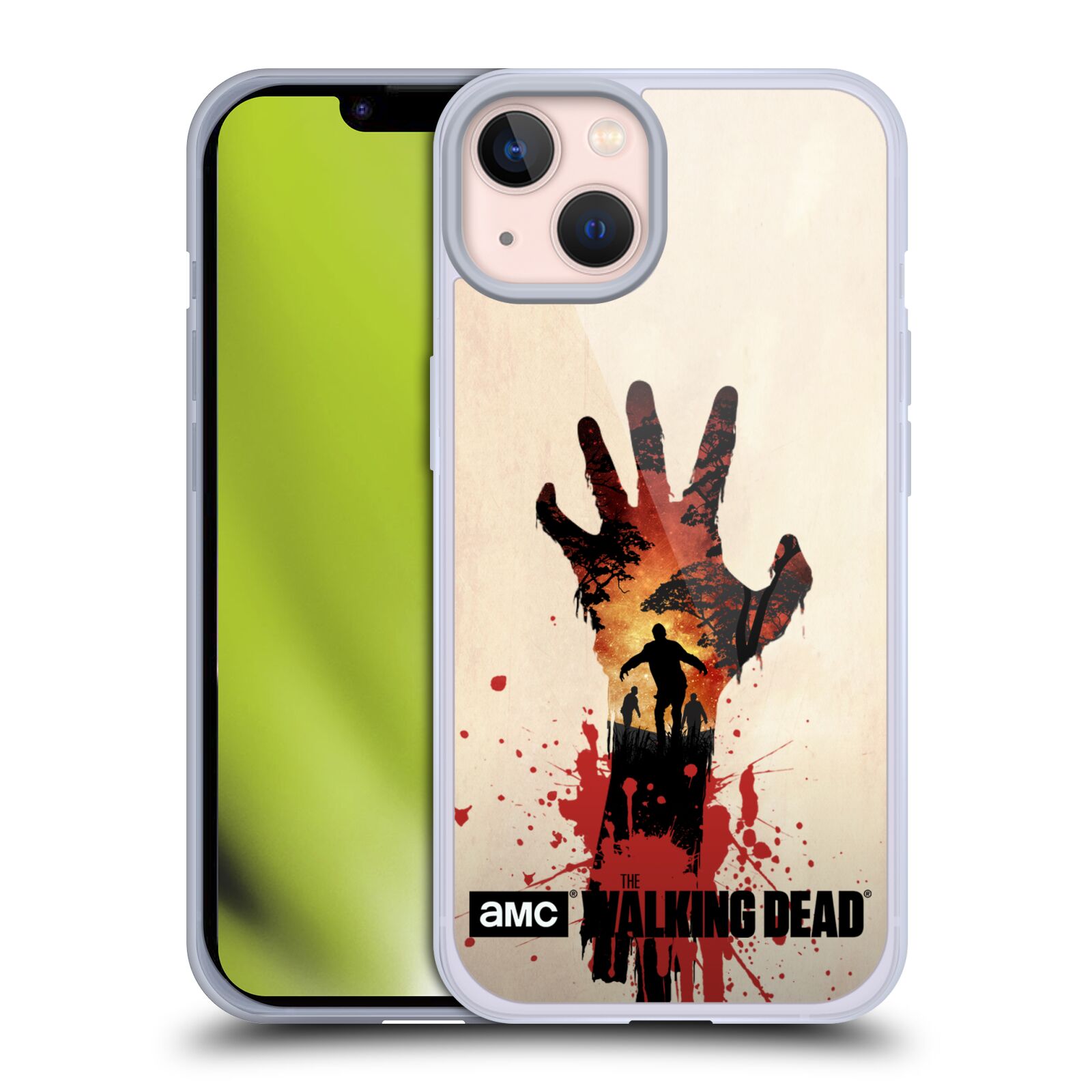 Silikonové pouzdro na mobil Apple iPhone 13 - Head Case - Živí mrtví - Ruka (Silikonový kryt, obal, pouzdro na mobilní telefon Apple iPhone 13 s motivem Živí mrtví - Ruka)