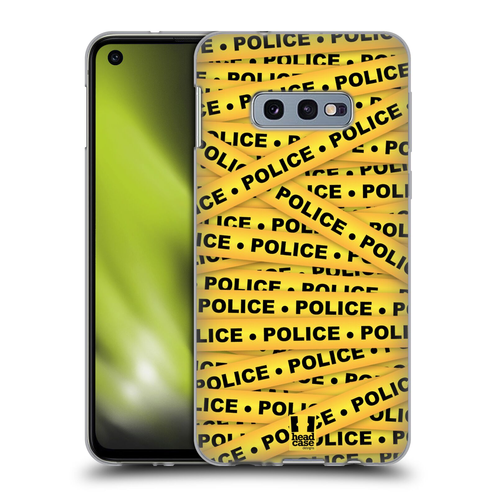 Silikonové pouzdro na mobil Samsung Galaxy S10e - Head Case - POLICEJNÍ PÁSKA (Silikonový kryt, obal, pouzdro na mobilní telefon Samsung Galaxy S10e SM-G970 s motivem POLICEJNÍ PÁSKA)
