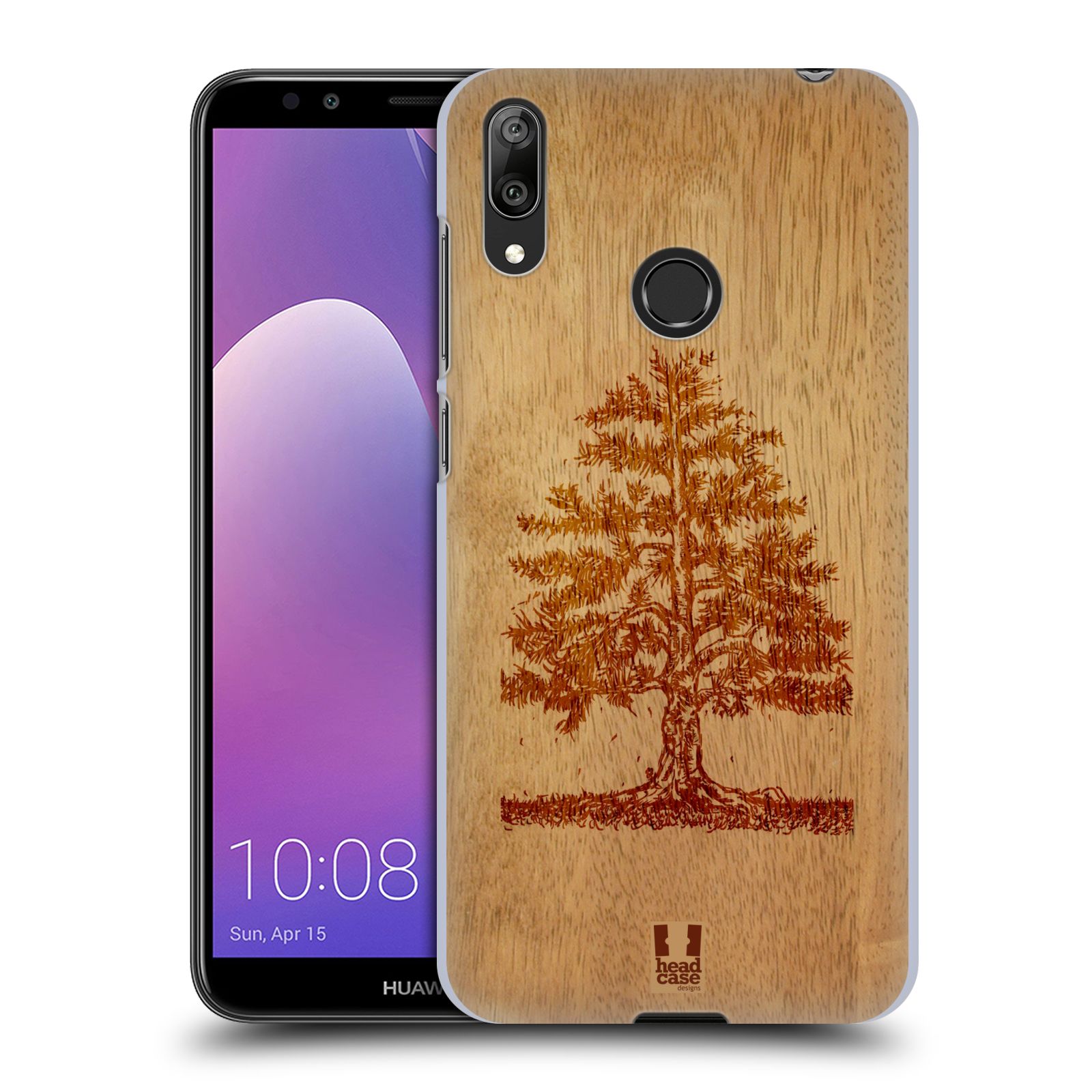 Plastové pouzdro na mobil Huawei Y7 (2019) - Head Case - WOODART TREE (Plastový kryt, pouzdro, obal na mobilní telefon Huawei Y7 2019 s motivem WOODART TREE)
